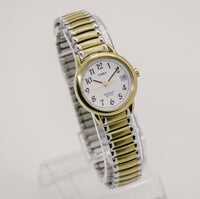 Zweifarbig Timex Indiglo -Datum Uhr Für Frauen CR 1216 Zelle
