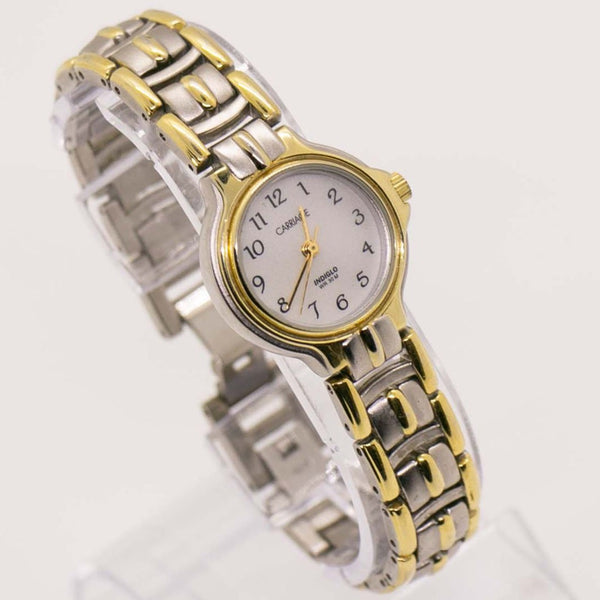 Two-Tone Carriage by Timex Indiglo Watch Carriage Quartz Watch