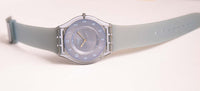 Haut Swatch Uhr Blaue Weichheit SFN120 | Dünnes Gelee Silikon Swatch Uhr