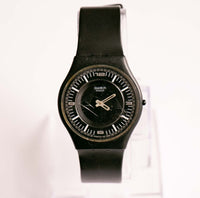 1999 Swatch Skin Noir de Chine SFB107 montre | Montres classiques suisses noires