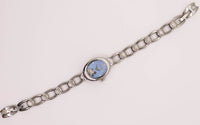 Small Blue Seiko Mickey Mouse Disney Watch for Women