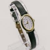 Petites dames en or Timex montre | 1990 Timex Quartz montre pour femme