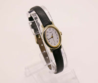 Pequeñas damas tono de oro Timex reloj | Década de 1990 Timex Cuarzo reloj para mujeres