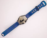 Schwarzer und blauer Plastik Mickey Mouse Schnappnahme Uhr Für Männer und Frauen