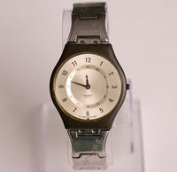 90er Jahre Swatch Skin Desertic SFC100 Uhr mit Blumen Swatch Armband