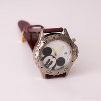Mickey Mouse Disney reloj Para hombres | Regalo vintage de tono plateado reloj
