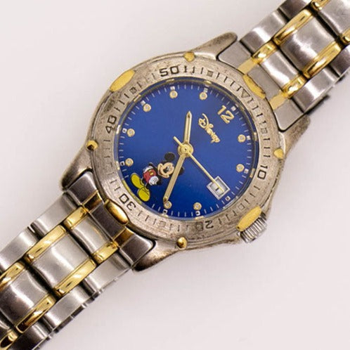Two Tone Blue Dial Mickey Mouse Seiko Watch | Disney Seiko  display picture 1