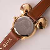 Gold-tone Vintage Mickey Mouse Shaped Watch | Disney Quartz Watch