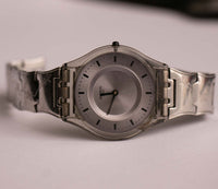 Swatch Skin Uhr SFM127 Reines Netz Uhr | Blumen Swatch Armband Uhr