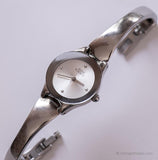 Vintage Silver-tone Anne Klein II Watch | Minimalist Ladies Watch