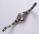 Tono plateado vintage Anne Klein II reloj | Damas minimalistas reloj