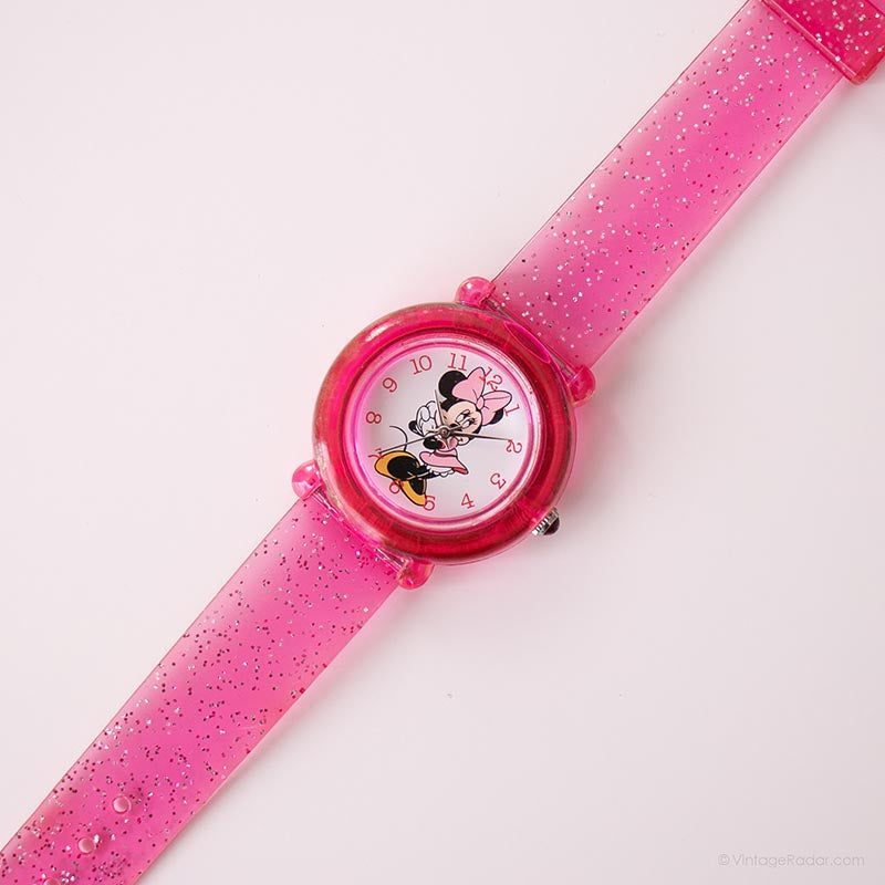 Pink Minnie Mouse Disney Watch | Disney Parks Original Watch – Vintage ...