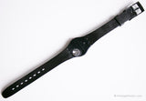 1988 Swatch Lady LB119 Black Magic montre | Noir des années 80 Swatch Lady montre