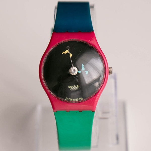 1993 Swatch Sorpresa de cristal GZ129 reloj | Coleccionable Swatch reloj