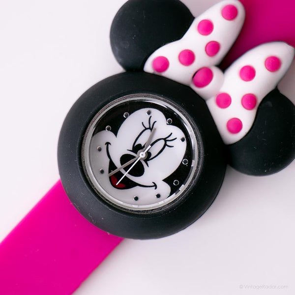 Minnie Mouse شكل Disney مشاهدة | لون القرنفل Minnie Mouse كوارتز