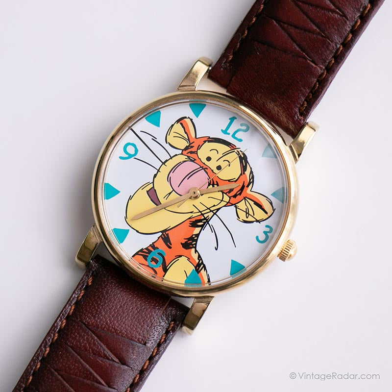 Vintage Tigger Disney Watch | Timex Quartz Watch – Vintage Radar