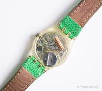1992 Swatch Lady LK131 Piastrella Uhr | 90er Jahre Pastellfarben Lady Swatch Uhr