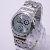 Rare 1998 Swatch YCS408G Wheeling montre | Ancien Swatch Irono chrono