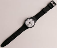 1999 Swatch Encore une fois GB743 montre | Date de jour minimaliste Swatch