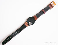 1990 Swatch Lady LX104 TOUGH TURF Watch | 90s Gold-tone Lady Swatch Watch