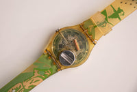 نادر 1995 Swatch GK223 Bitstream Watch | 90s خمر Swatch جنت