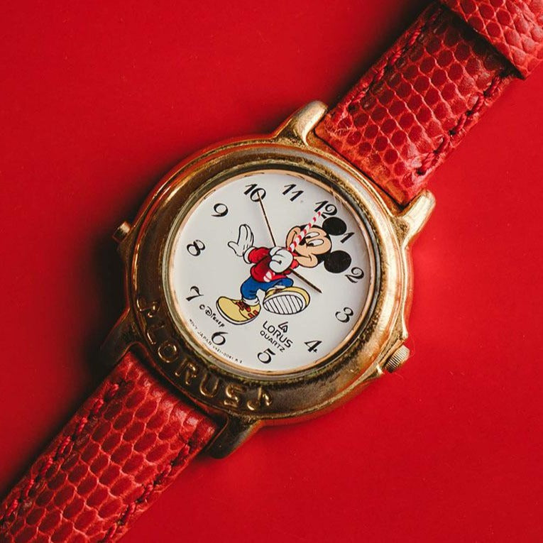 RARE Mickey Mouse Musical Watch Vintage | Lorus V421-0020 Z0  display picture 1