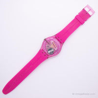 2012 Swatch SUOP100 Pink Lacked Uhr | Skelett Zifferblatt Swatch
