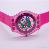 2012 Swatch Orologio laccato rosa SUOP100 | Quadrante scheletro Swatch