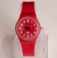 2009 Swatch GR154 Cherry-Berry reloj | Vintage roja Swatch reloj