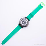 1995 Swatch SDB106 SDB107 Newcomer Uhr | Vintage Silber Swatch Scuba
