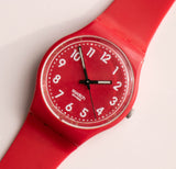 2009 Swatch GR154 Cherry-Berry montre | Vintage rouge Swatch montre