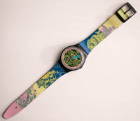 1990 Swatch GB137 der Globus Uhr | 90er Jahre Swatch Originale Gent Vintage