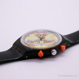 1994 Swatch Plumes de danse SCO100 montre | Ancien Swatch Chrono