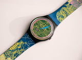 1990 Swatch GB137 The Globe reloj | 90 Swatch Originals Gent Vintage