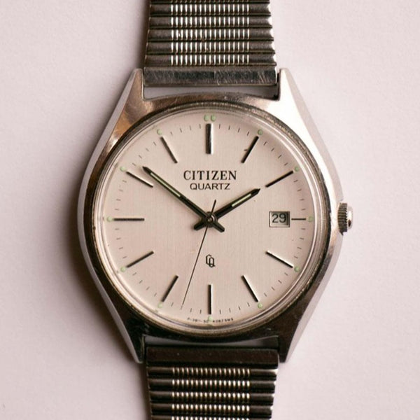 Silver Minimalist Citizen Vintage Watch | Best Citizen Quartz Watches