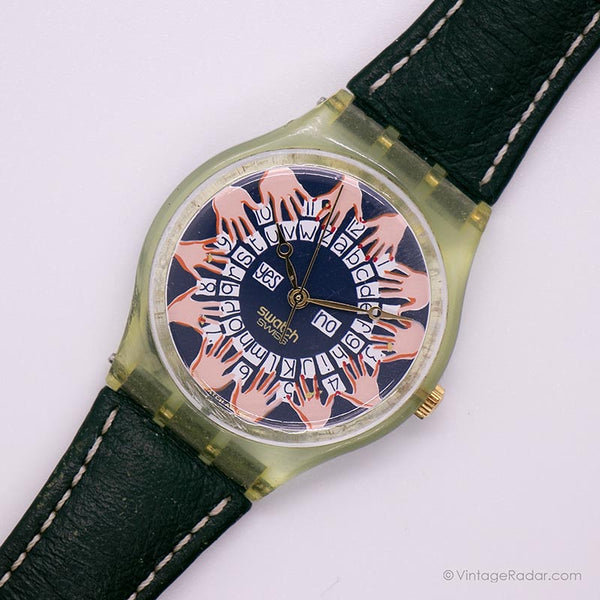 1995 Swatch GG136 SAMTGEIST Uhr | Vintage Spooky Uhr