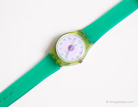 RARE Swatch Lady LN108 Signorina montre | 1990 pourpre Swatch Lady montre