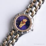 Acero inoxidable vintage Winnie the Pooh reloj | Disney Cuarzo reloj
