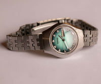 Citizen 21 joyas automáticas reloj con dial azul | Antiguo Citizen reloj