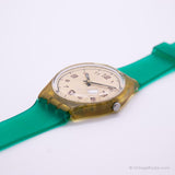 Date de 1998 vintage Swatch | Cadran à la crème des années 90 collectable Swatch