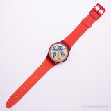 Vintage 1990 Swatch GR107 RAVENNA Watch | 90s Mosaic Swatch
