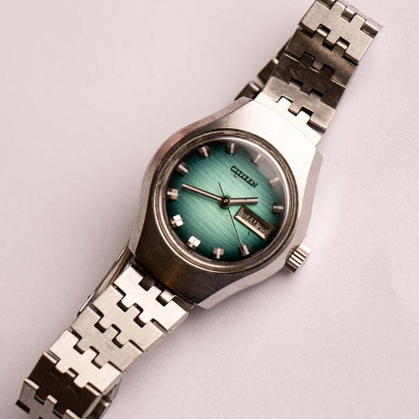 Citizen 21 Juwelen automatisch Uhr mit blauem Zifferblatt | Jahrgang Citizen Uhr