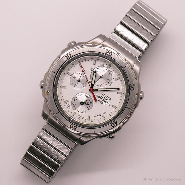 Citizen WR100 6850-G80248Y Alarm Chronograph Watch | Vintage 