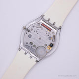 2011 Swatch SFK360 Weiße Klassiker Uhr | Gebrauchter elegant Swatch