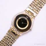 2001 Swatch SFK127 معبدة في الذهب ساعة | نادر Swatch Skin راقب