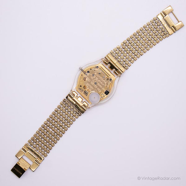 2001 Swatch SFK127 PAVED IN GOLD Watch | RARE Swatch Skin Watch ...
