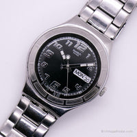 2007 Swatch Ygs740g il suo tenero orologio nero | Swatch Ironia grande