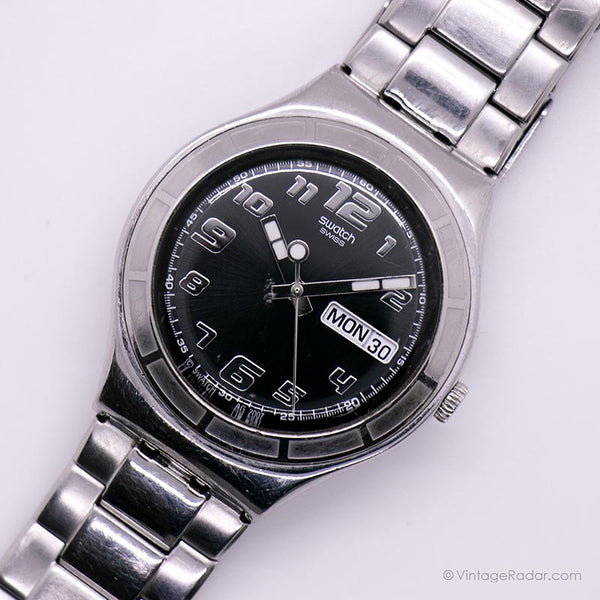 2007 Swatch Ygs740g son noir tendre montre | Swatch Ironie grande