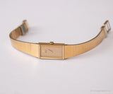 Antiguo Seiko 1320-5969 R reloj | Tono de oro rectangular reloj para ella