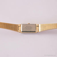 Jahrgang Seiko 1320-5969 r Uhr | Rechteckiges Gold-Ton Uhr für Sie